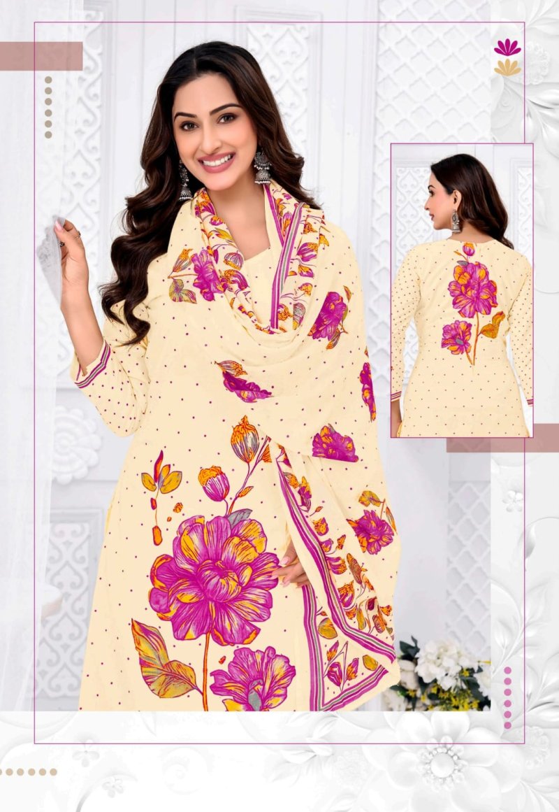 Anushree Patiyala By Aashi Cotton Printed Dress Materials